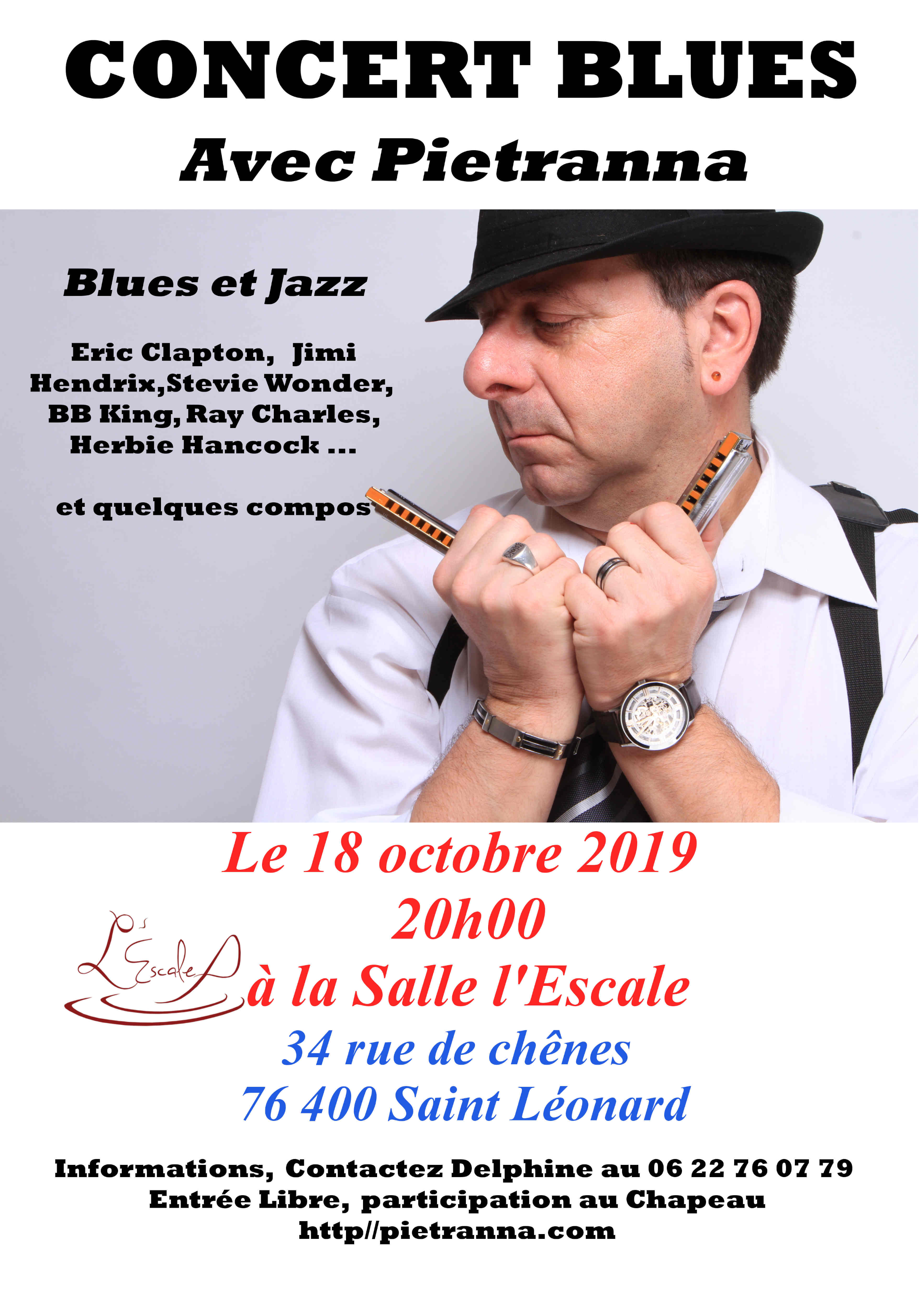 Affiche PIETRANNA en CONCERT 18 10 2019 A4